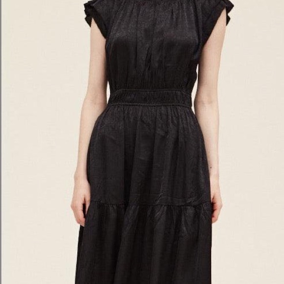 Black Midi Dress - Sz Small NWT - Picture 8 of 8